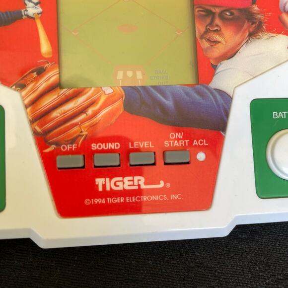 Vintage Tiger Electronics Handheld Baseball Game 1988 Toy Tested & Works - Picture 15 of 16